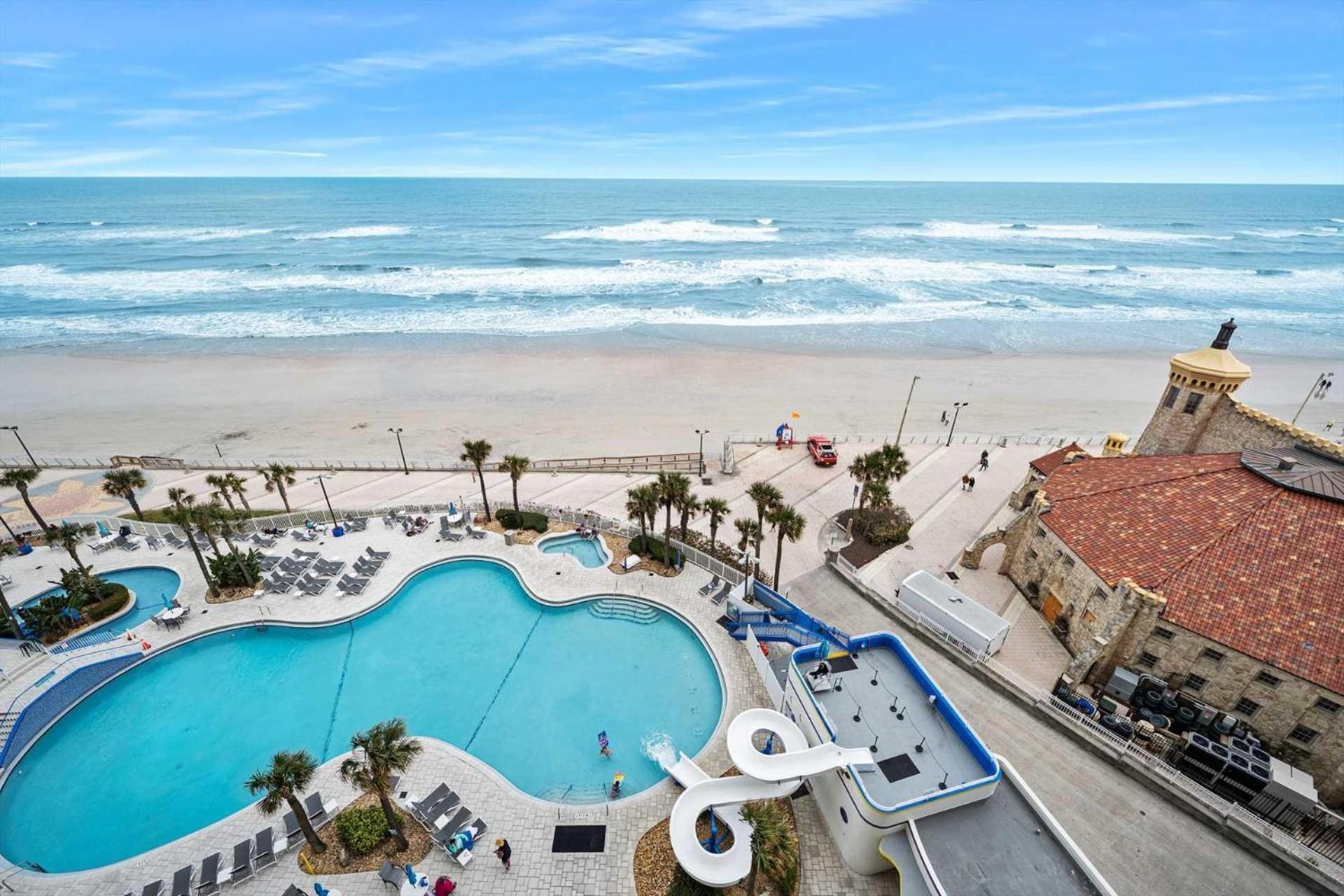 Luxury 10Th Floor 3 Bedroom Condo Direct Oceanfront Wyndham Ocean Walk Resort Daytona Beach | 1011 外观 照片